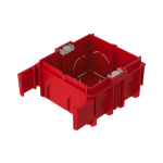 Joinable Square Flush-Mounted Box 40 mm (red)